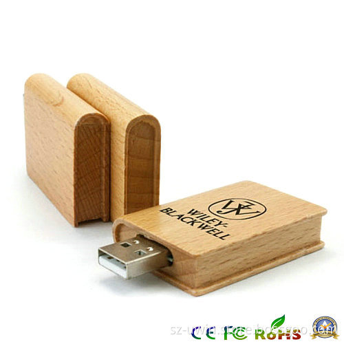 4GB Wooden Book USB Flash Disk (MT007)